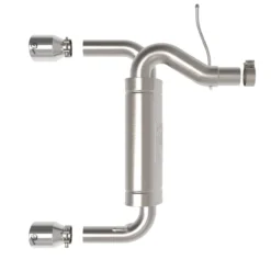 AFE Vulcan Series 3 to 2-1:2 304 SS Axle-Back Exhaust System w: Polished Tip - 2.3L:2.7L (2021-2023 Bronco)