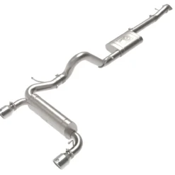 AFE Vulcan Series 3 to 2-1:2 304 SS Cat-Back Exhaust System w: Polished Tip - 2.3L:2.7L (2021-2023 Bronco)