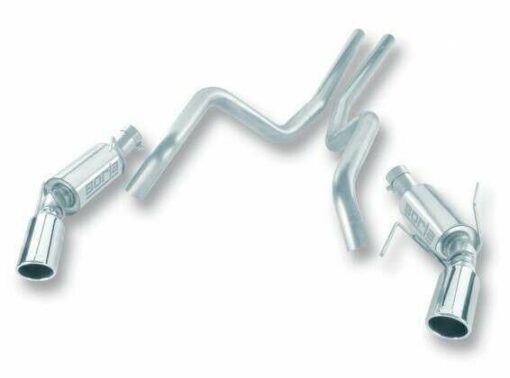 Borla Cat-Back(Tm) Exhaust System - S-Type - Stainless Steel Tips (2005-2009 Ford Mustang) - 140135