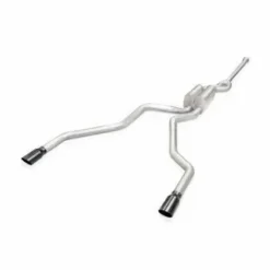 Stainless Works Redline (Aggressive Sound) Cat-Back Exhaust - Under Rear Bumper - Factory Connect (2021-2023 F-150 5.0L) - FT21CBYUBR